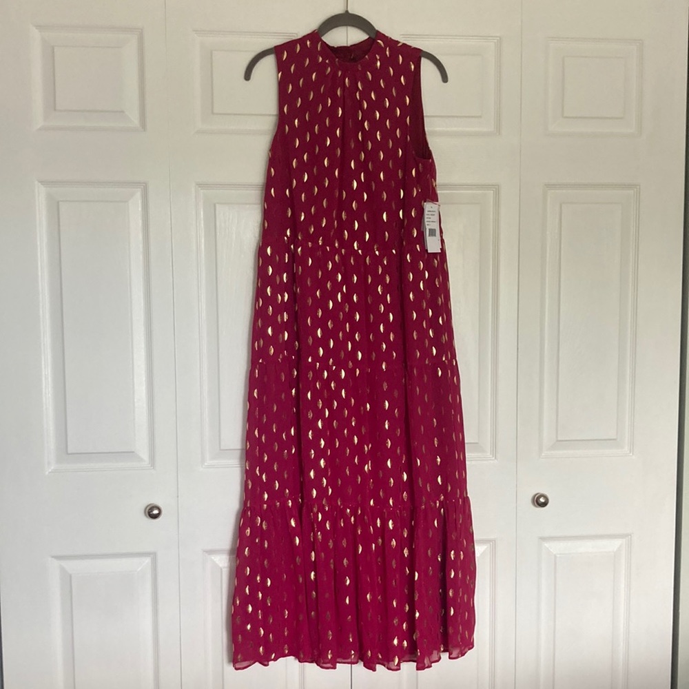 Donna Ricco Red Maxi Dress